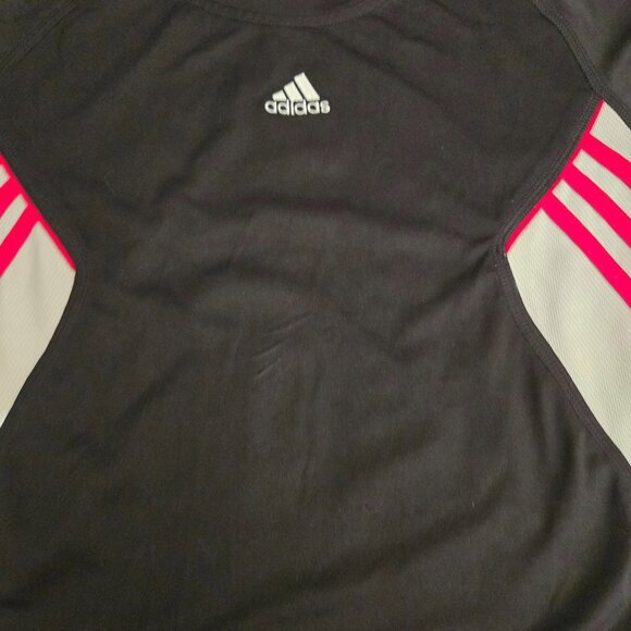 Boys Size Medium Adidas Climate Multi-Color Short Sleeve Pullover - Picture 3 of 7